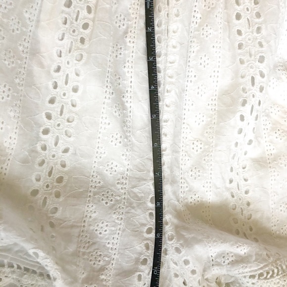 J.O.A. Size Small White Lace Open Back Romper! - Picture 8 of 9